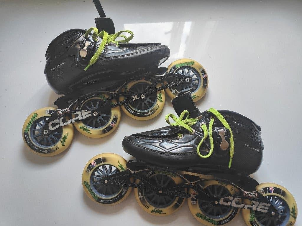 Powerslide skeelers 4x110, Sport en Fitness, Skeelers, Dames, Ophalen of Verzenden, Zo goed als nieuw, Inline skates 4 wielen
