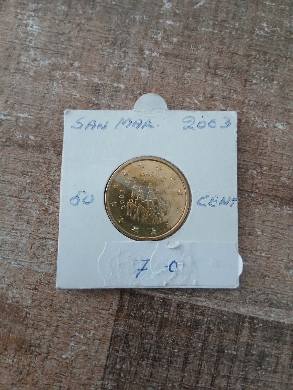 San Marino 50 cent munt 2003, Ophalen of Verzenden, San Marino, 50 cent, Losse munt