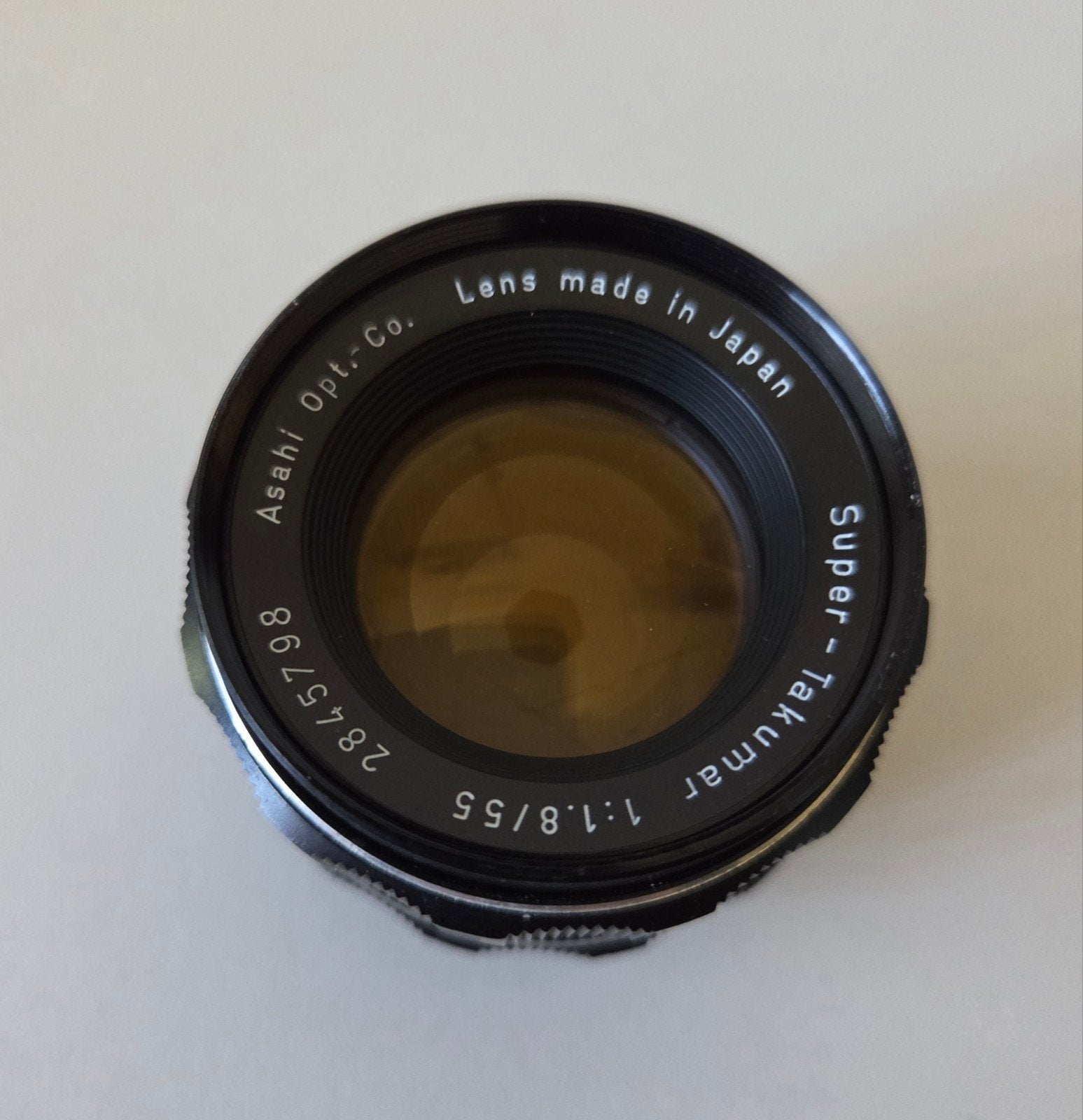 Vintage Asahi Pentax Super-Takumar 55mm f/1.8 lens, M42, Gebruikt, Standaardlens, 55 mm