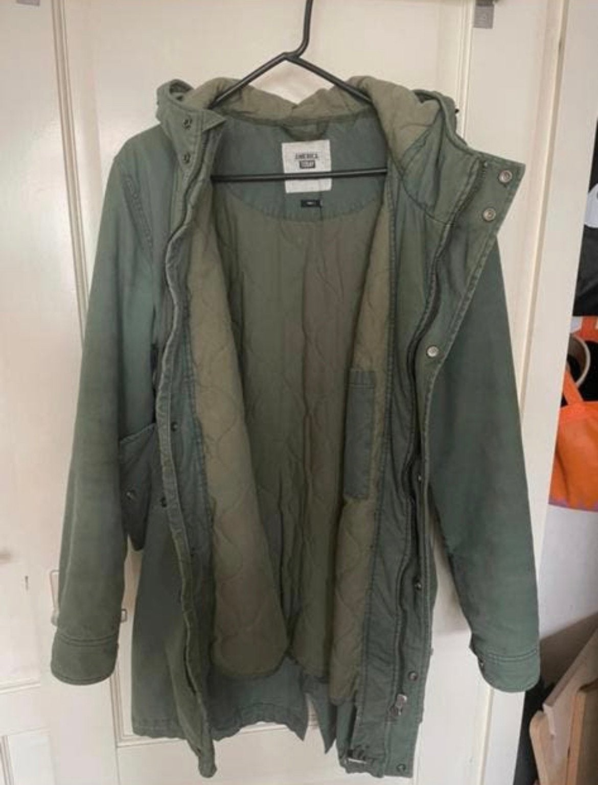 Winter coat from America Today, Ophalen, Gedragen, Groen