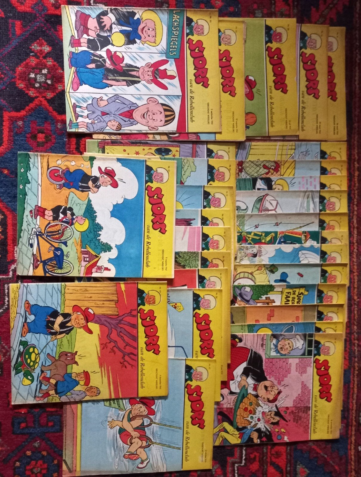 Sjors, Gelezen, Europa, Ophalen of Verzenden, Meerdere comics