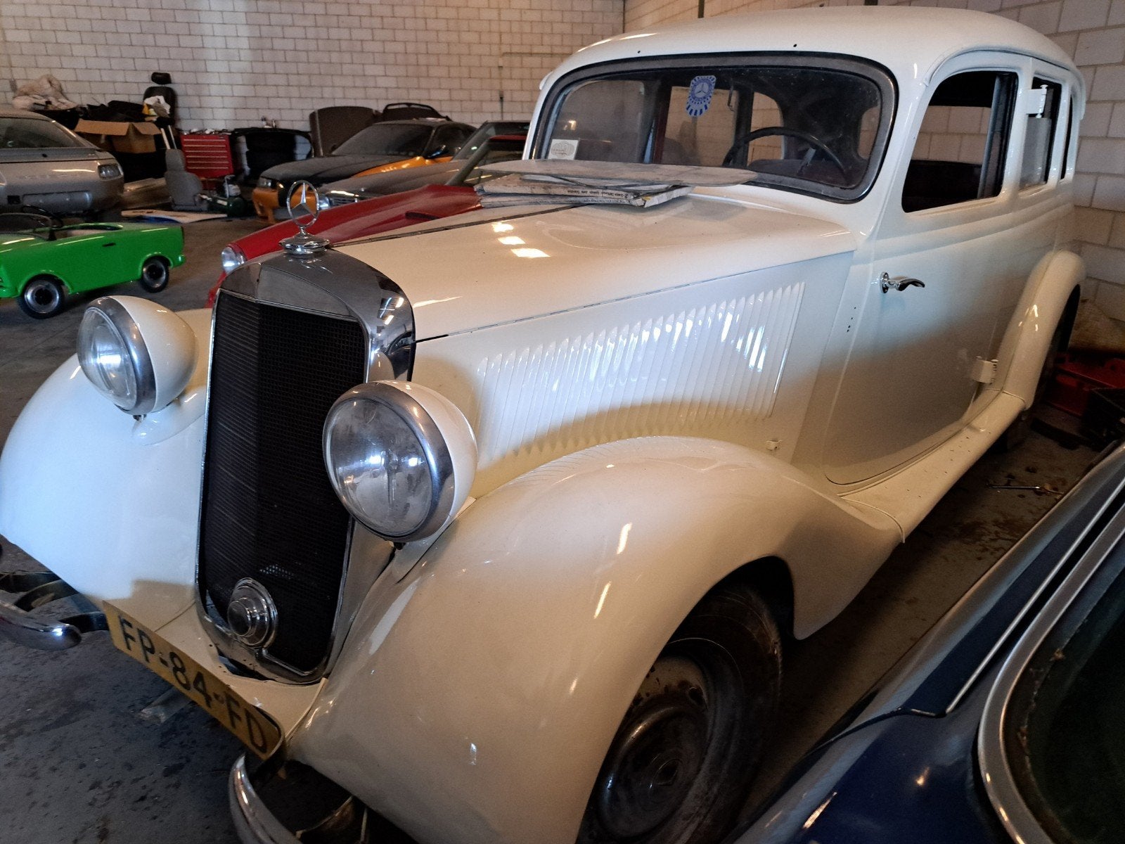 Mercedes 170 s-d 1951 apk vrij 1 stuk gebouwd ultrazeldzaam, foto 3
