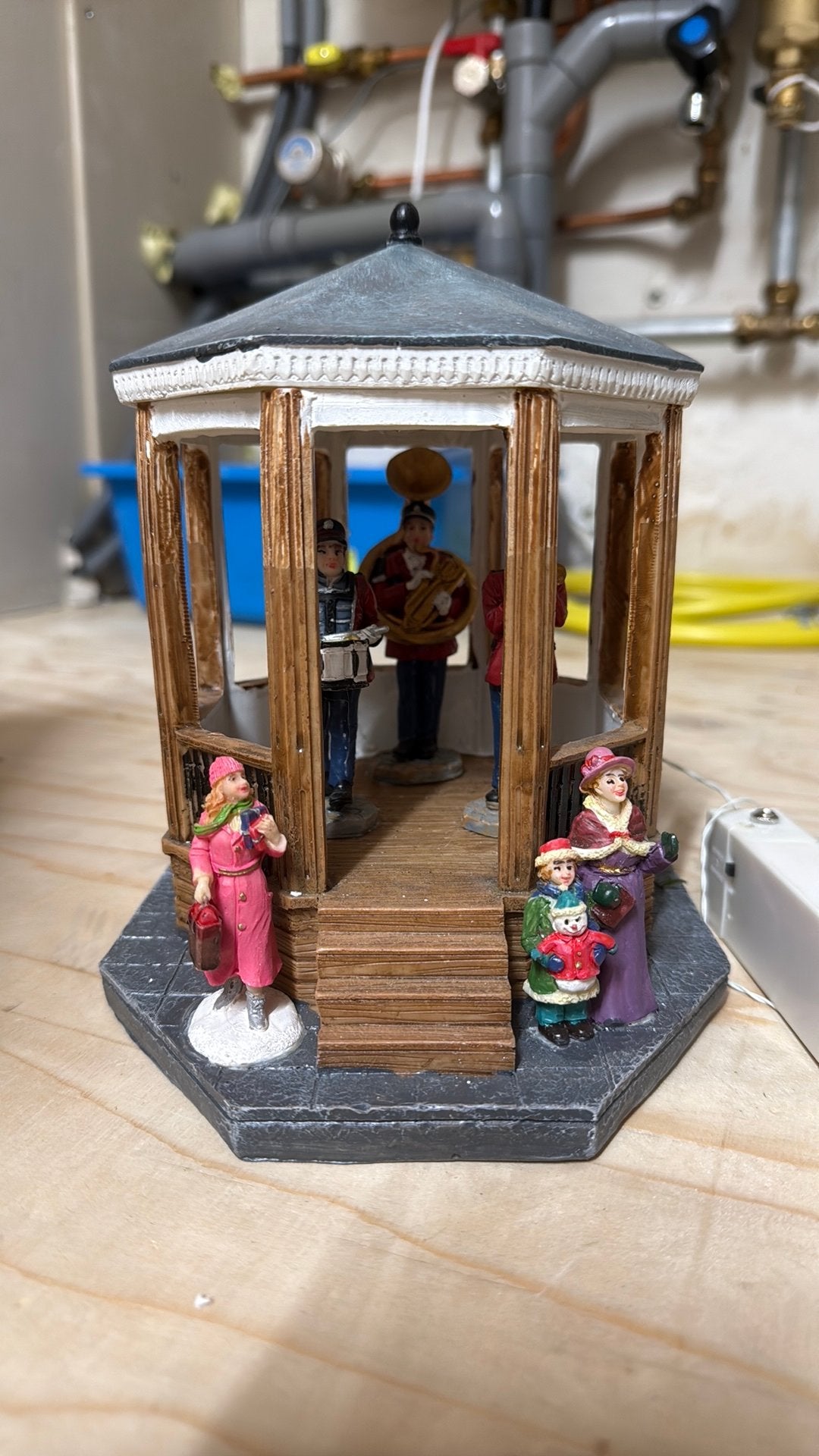 Kerstdecoratie muziektent, Ophalen of Verzenden, Zo goed als nieuw