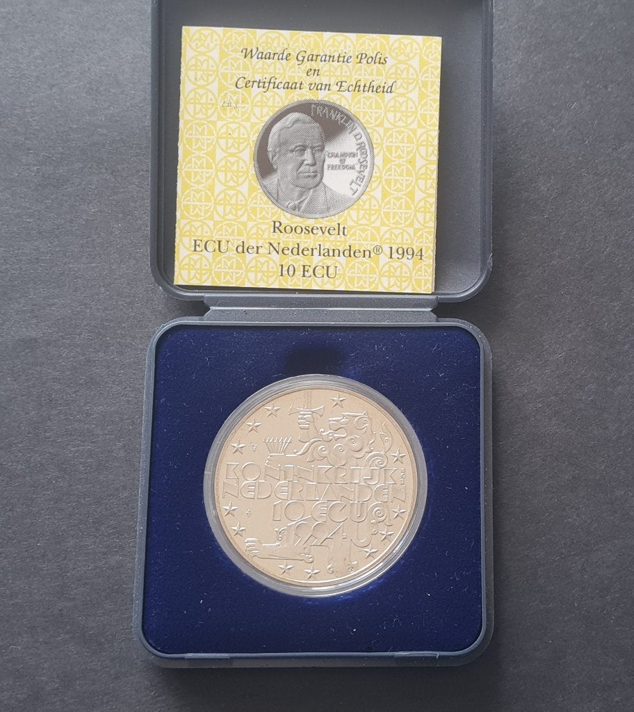 10 ecu 1994 Franklin D. Roosevelt, Ophalen of Verzenden, Overige materialen