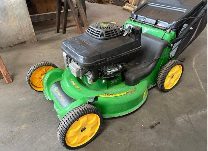 Ohn Deere grasmaaier - Gebruikt, werkt goed, Ophalen of Verzenden, Gebruikt, Benzine-grasmaaier