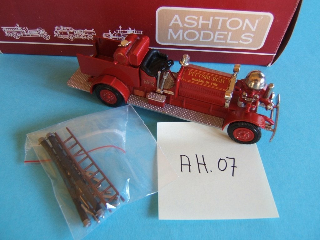 Ashton Models#07 1923 Ahrens-Fox Type NS4 Piston Pumper, Hobby en Vrije tijd, Ophalen of Verzenden, Nieuw, Overige typen, Overige merken
