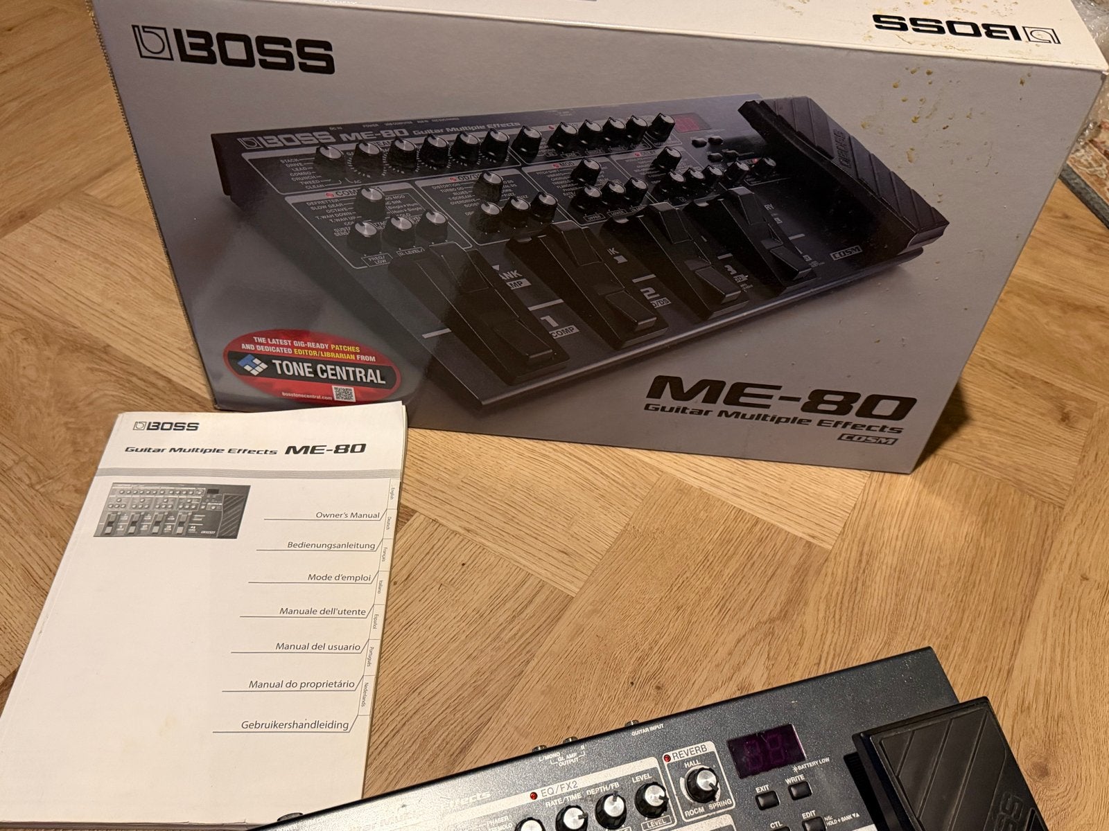 BOSS ME-80 Gitaar Multi-effectpedaal, Ophalen of Verzenden, Zo goed als nieuw, Multi-effect
