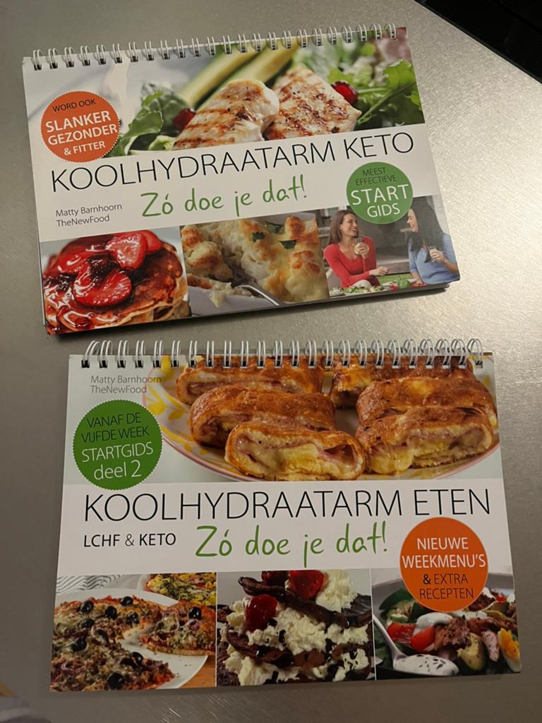 Koolhydraatarm Keto Kookboeken - Startgids & Deel 2, Hoofdgerechten, Ophalen of Verzenden, Zo goed als nieuw, Matty Barnhoorn