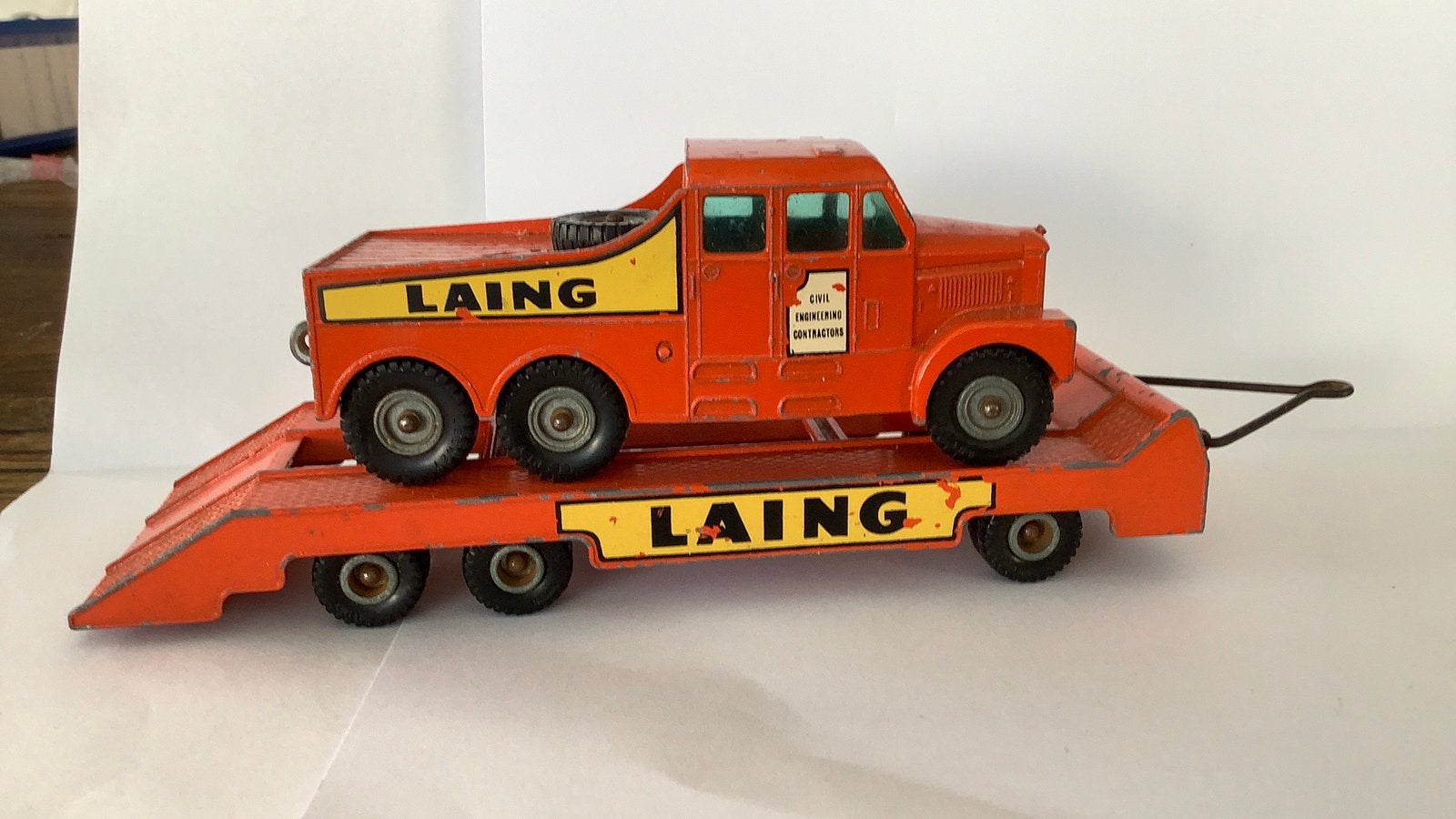 Matchbox K-8 Prime Mover &  Caterpillar Tractor, Ophalen of Verzenden, Hijskraan, Tractor of Landbouw, Matchbox
