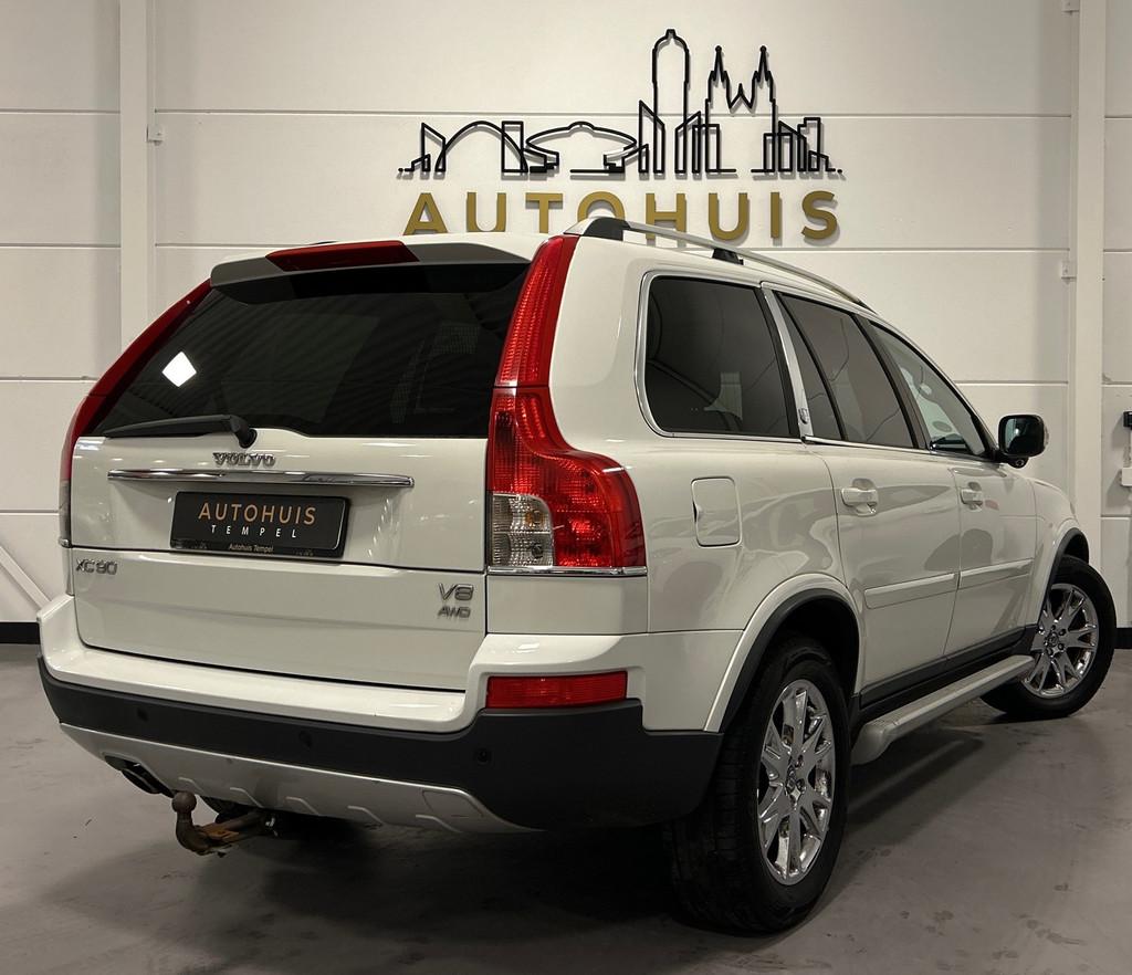 Volvo XC90 4.4 V8 Executive Automaat Airco Leder Led Trekhaa, Auto's, Volvo, Gebruikt, 8 cilinders, 138 €/maand, Wit