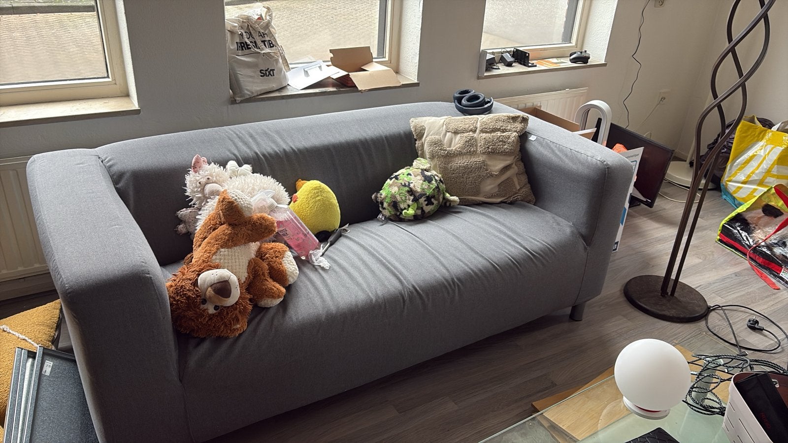GRATIS IKEA 2-zits bank met wasbare hoezen, Huis en Inrichting, Banken | Bankstellen, Ophalen, Gebruikt, 150 tot 200 cm, Tweepersoons