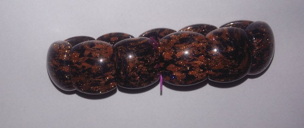 Mooie armband, Ophalen of Verzenden, Zo goed als nieuw, Bruin, Overige materialen