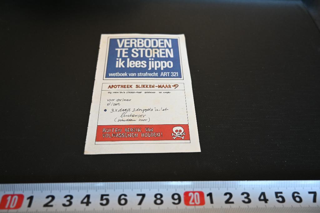 sticker strip gein ik lees jippo apotheek slikken-maar, Ophalen, Zo goed als nieuw