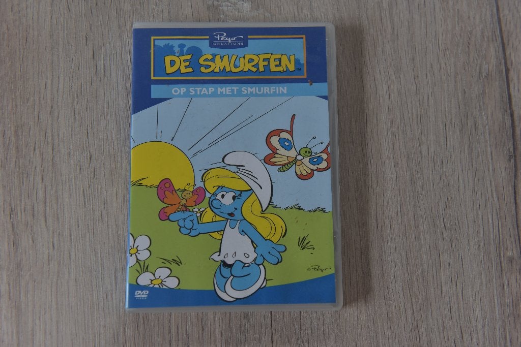 DE SMURFEN -- OP STAP MET SMURFEN, Europees, Tekenfilm, Verzenden, Alle leeftijden