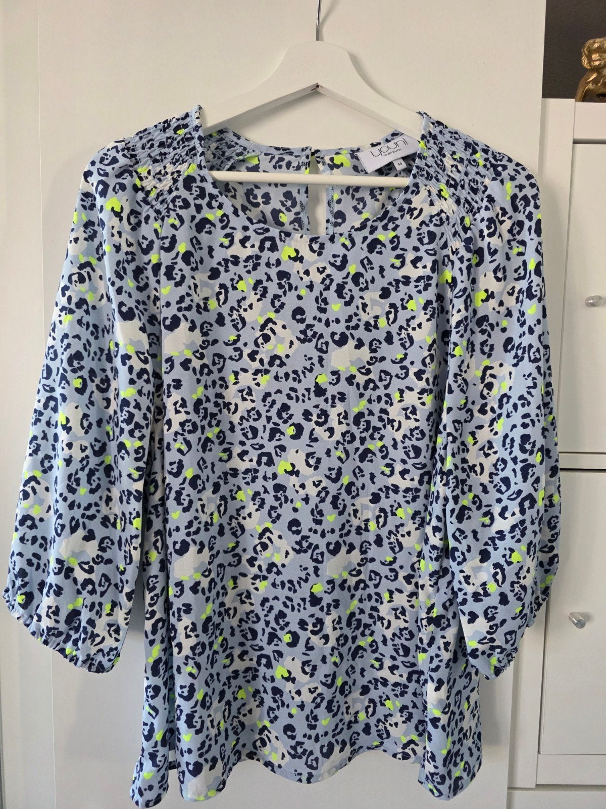 Youh! Panterprint top maat 44, Youh!, Ophalen of Verzenden, Zo goed als nieuw, Blauw