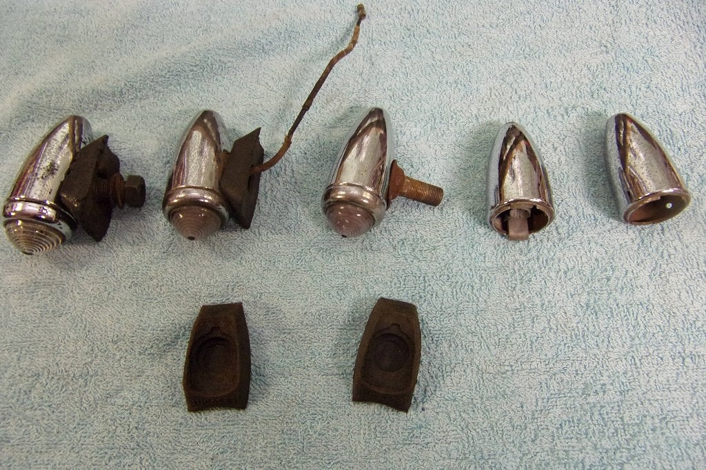 Lucas 516 pilot/side lamps  AJS, Matchless, Morgan, Austin, Ophalen, Gebruikt
