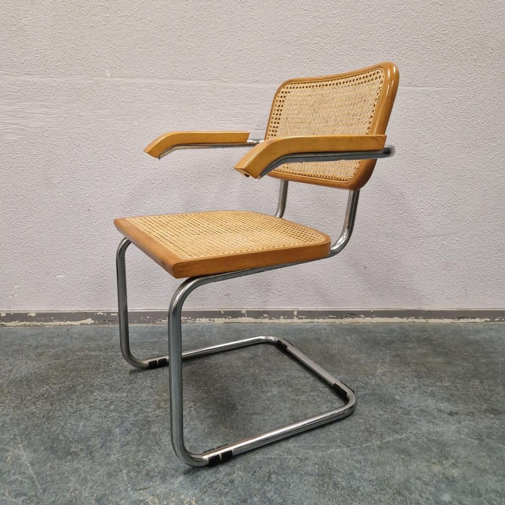 Vintage bureaustoel webbing Cesca Breuer stoel, Huis en Inrichting, Stoelen, Kolibrivintagehal@gmail.com, Kolibri vintage, Ophalen of Verzenden
