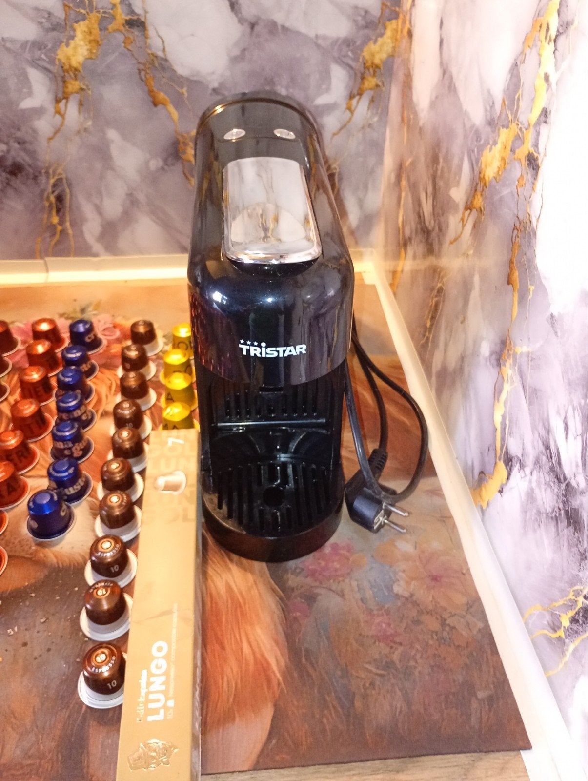 tristar espresso apparaat, Witgoed en Apparatuur, Ophalen, Espresso apparaat, Zo goed als nieuw, 2 tot 4 kopjes