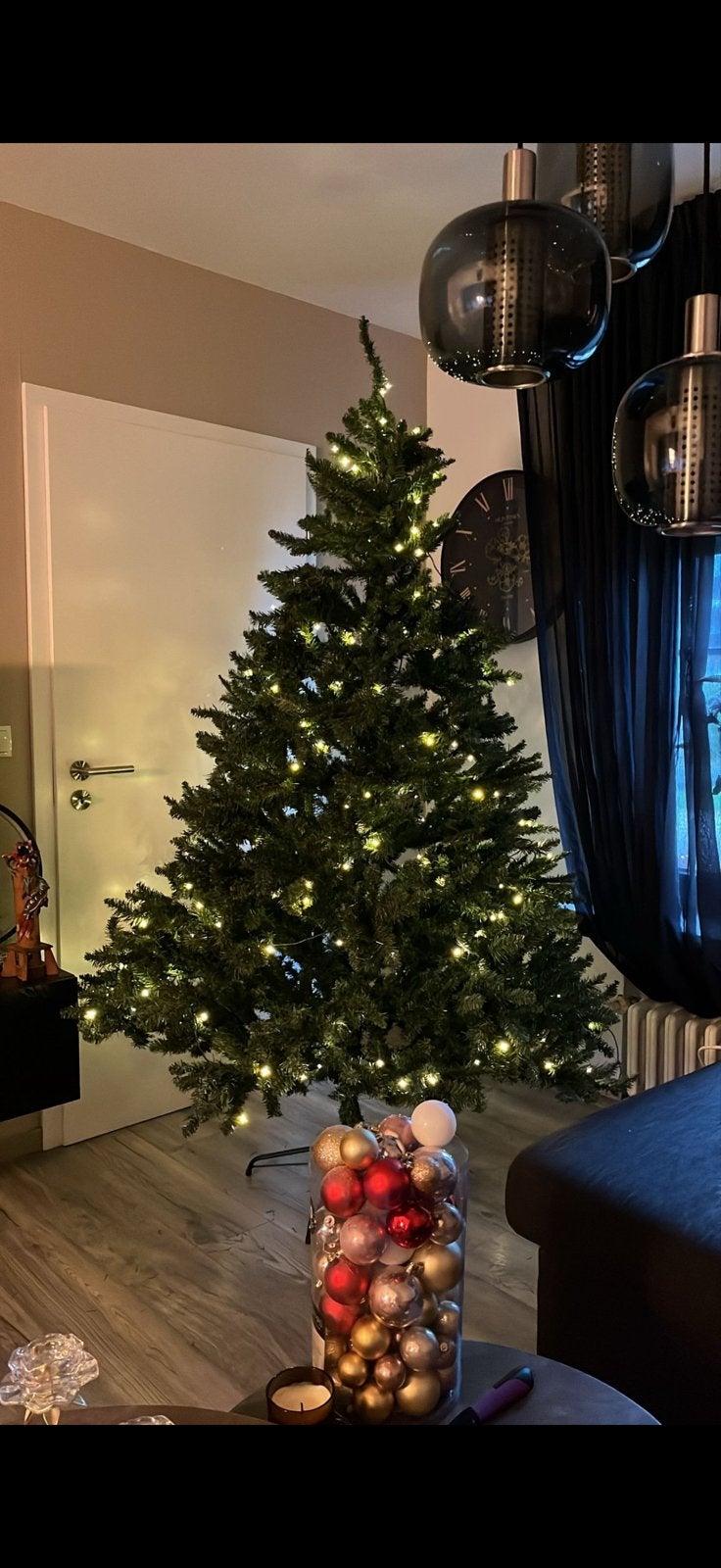 Kerstboom met ingebouwde lampjes, Diversen, Kerst, Ophalen, Zo goed als nieuw