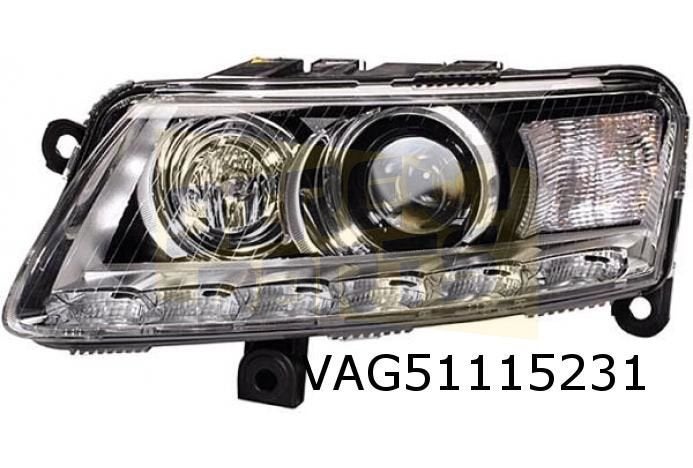 Audi A6 (-9/08) Koplamp Links (HID) Origineel! 4F0941029BP, -, Verzenden, -, Nieuw