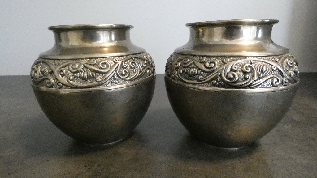 Art Nouveau vaasjes of bloempotje [1667], Ophalen of Verzenden