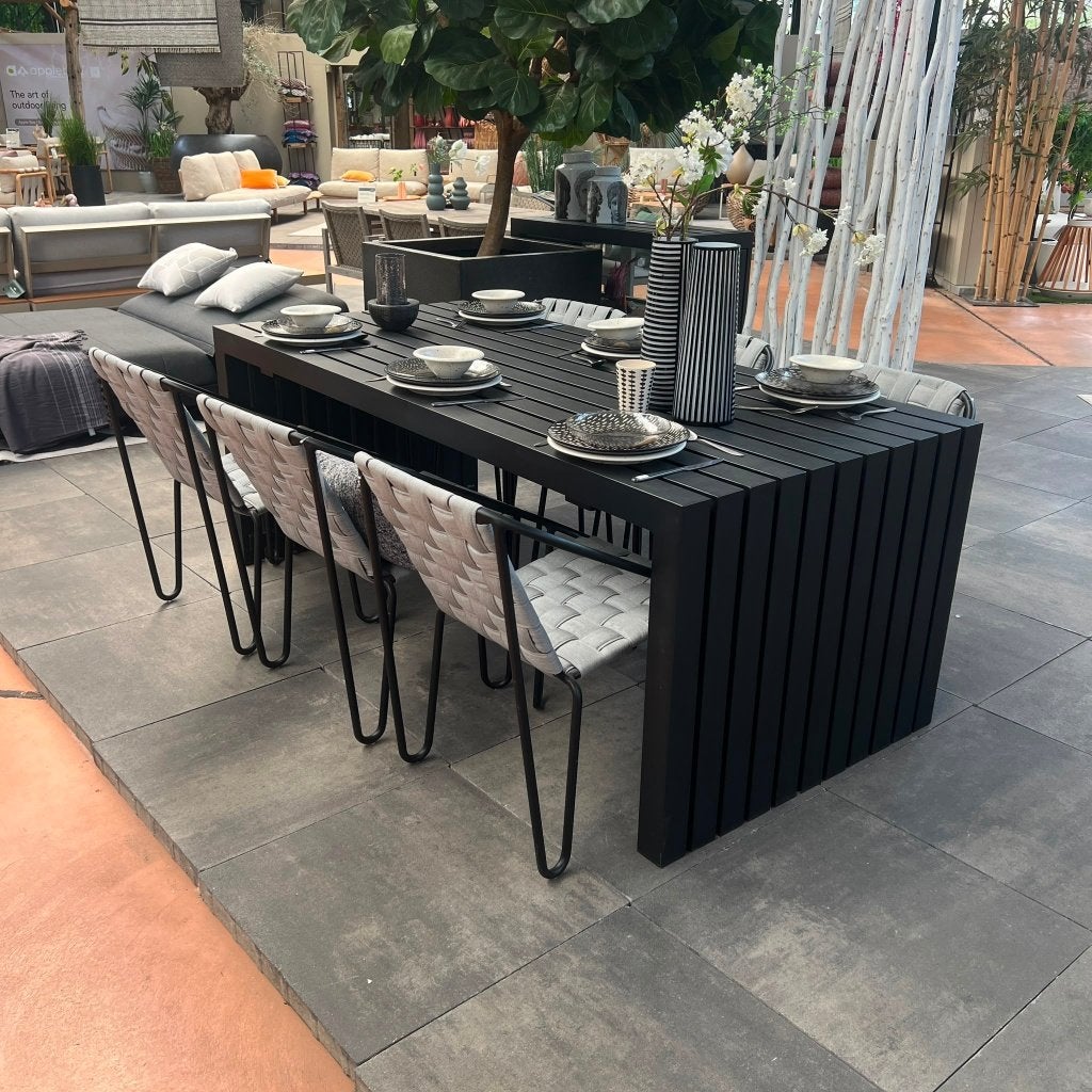 Icon Tuinset | Showroommodel, Ophalen, Gebruikt, 6 zitplaatsen, Aluminium
