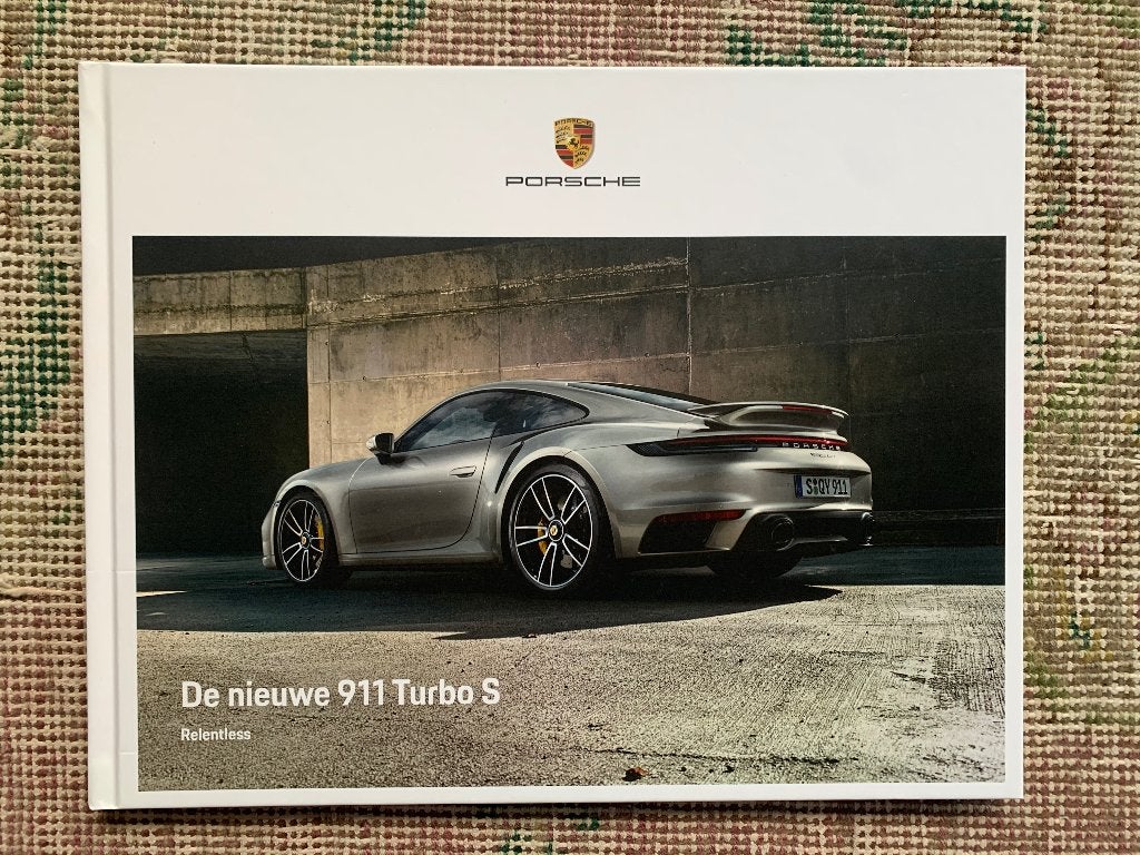 Brochure Porsche 911 992 Turbo S 2020 Nederlandstalig nieuw!, Porsche, Nieuw, Ophalen of Verzenden, Porsche