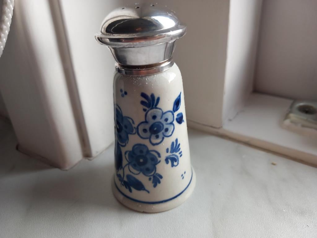 Delfts Blauw Peper- en Zoutstel (Handbeschilderd), Ophalen of Verzenden