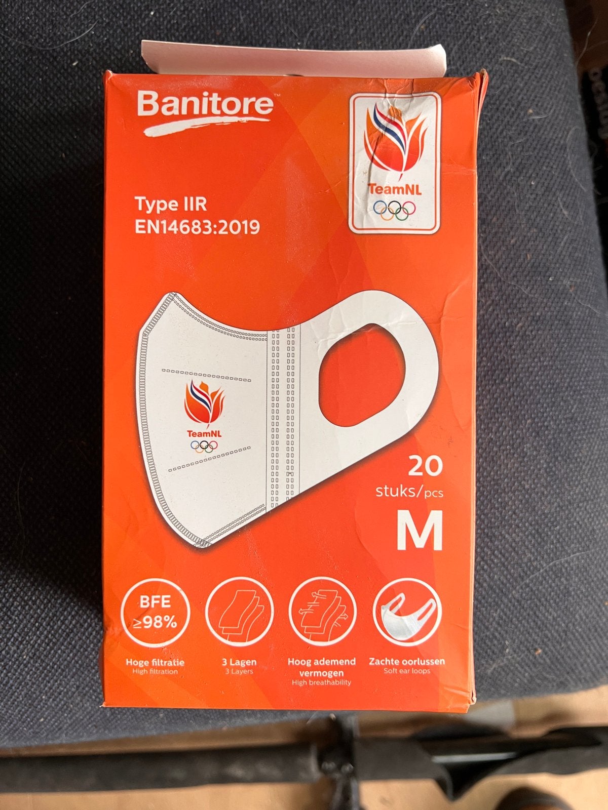 TeamNL mondkapjes, Ophalen of Verzenden