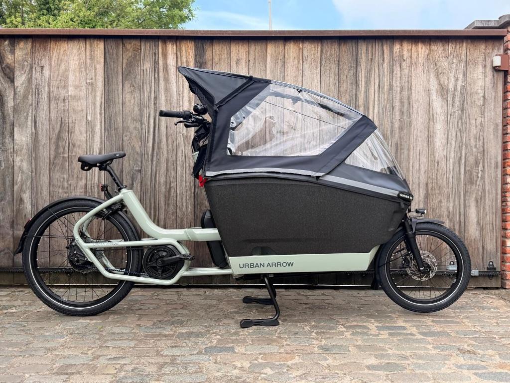 NEW Urban Arrow Family Next met GRATIS regenhuif en LEDlicht, Ophalen of Verzenden, Nieuw, 3 kinderen, Huif