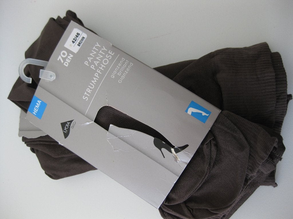 Hema Panty bruin/brown glanzend 70 den mt 42/46 2 stuks, Kleding | Dames, Bruin, Nieuw, Ophalen of Verzenden, Maat 44/46 (L)