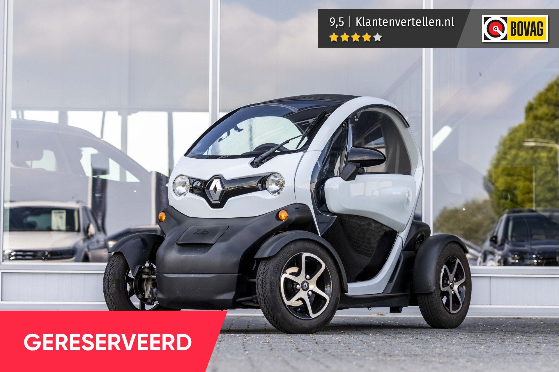 Renault Twizy Cargo Koop accu! (bj 2016, automaat), 12 maanden, Gebruikt, Zwart, Twizy Cargo