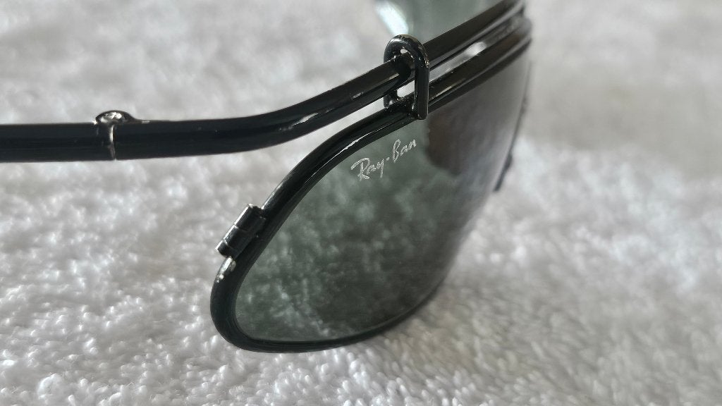 Vintage * Ray-Ban * Bausch & Lomb * USA * KRASVRIJ * 62mm, Zonnebril, Zwart, Ophalen of Verzenden, Zo goed als nieuw