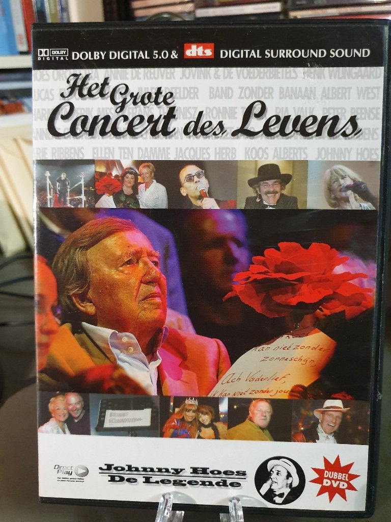Johnny Hoes de legende het grote concert des levens 2DVD, Alle leeftijden, Ophalen, Zo goed als nieuw