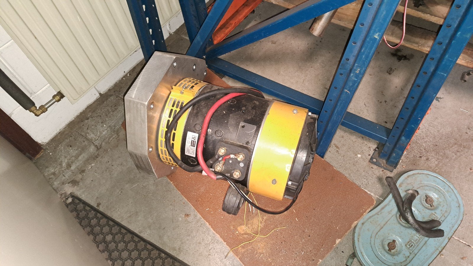 Kostov 45kw elektromotor, Ophalen