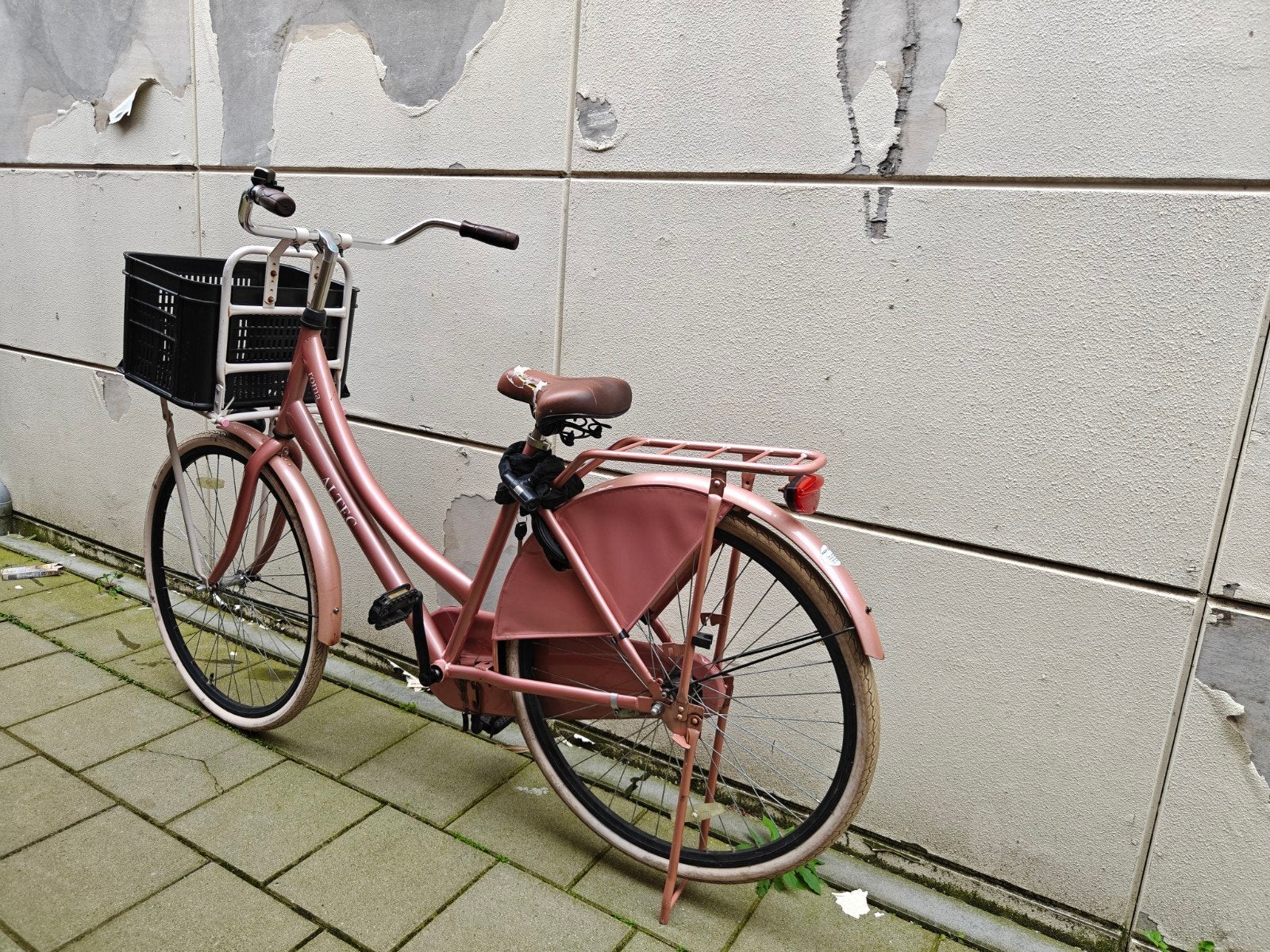 Altec Roma Damesfiets - Roze met mand en bagagedrager, Terugtraprem, 50 tot 53 cm, Ophalen, Overige merken