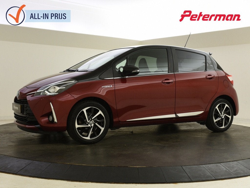 Toyota Yaris 1.5 Hybrid Executive Bi Tone | Panorama | Stoel, Auto's, Automaat, 1497 cc, Gebruikt, Euro 6