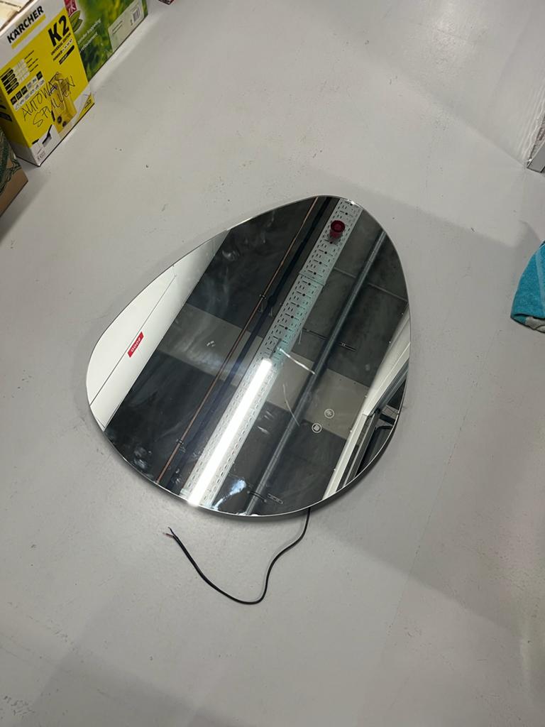 Led-spiegel met bluetooth, Ophalen, Rond, Nieuw, 75 tot 100 cm