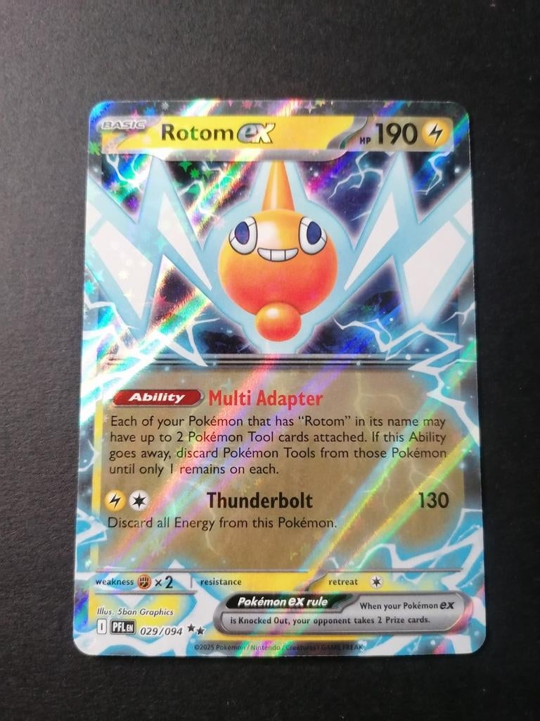 Rotom EX - Holofoil Phantasmal Flames 029/094 - Pokémon, Ophalen of Verzenden, Zo goed als nieuw, Foil