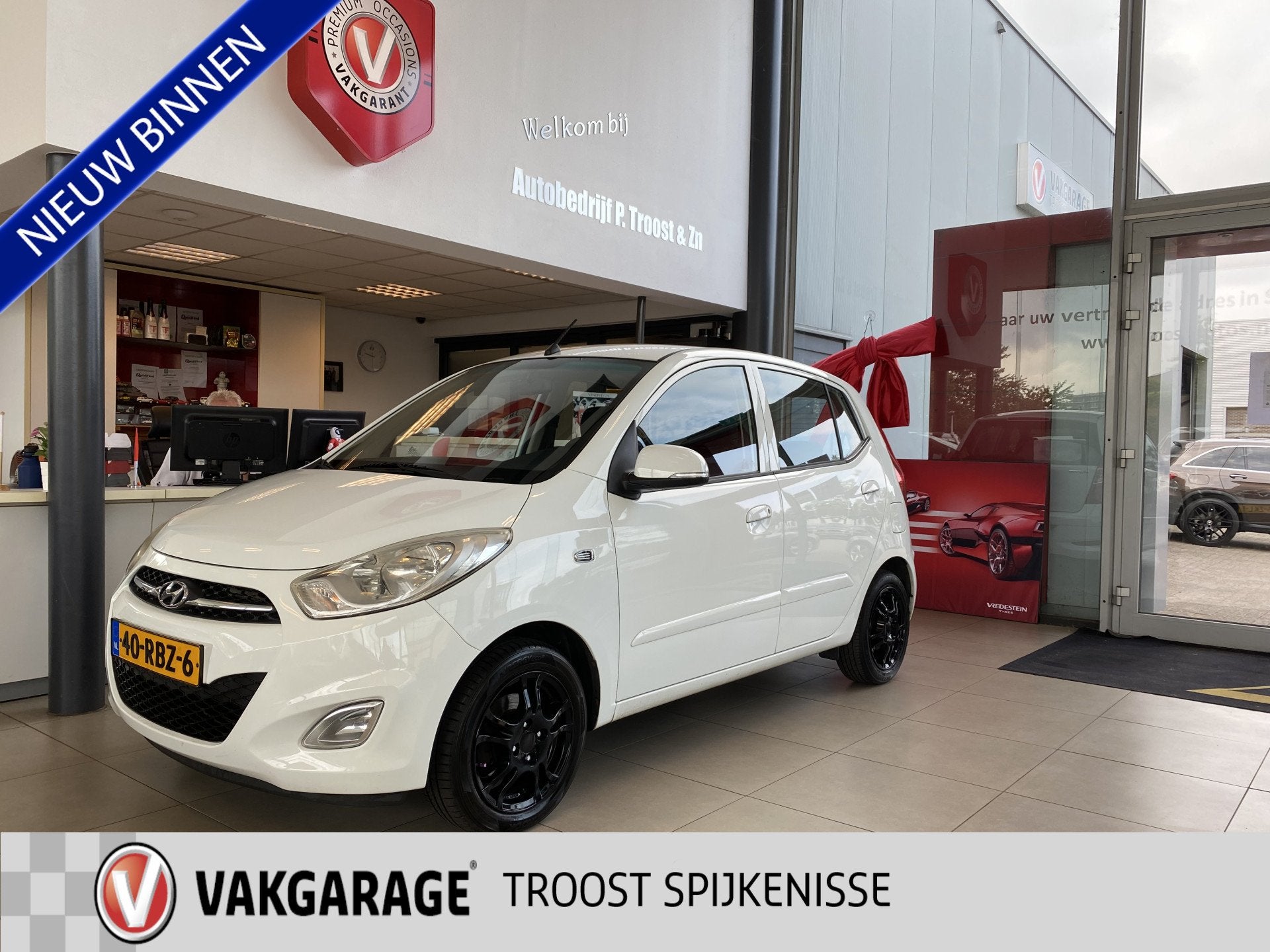 Hyundai i10 1.1!i-Motion,5Deurs,5Zits,Stuurbekrachting,Elekt, Euro 5, Stof, Gebruikt, 4 cilinders