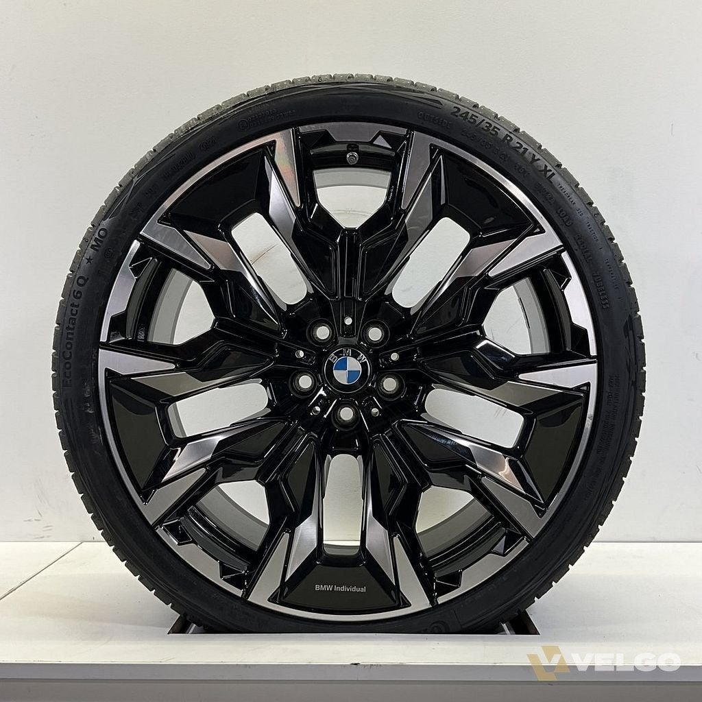 NIEUW BMW 5 SERIE G60 G61 BREEDSET VELGEN + ZOMERBANDEN 21 I, Gebruikt, 255 mm, -, -