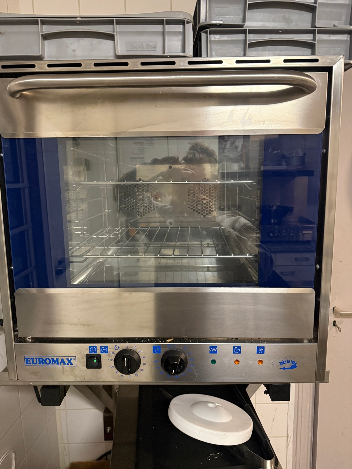 Euromax Horeca hetelucht/broodoven - Zo goed als nieuw, Ophalen, Overige merken, Hete lucht, 60 cm of meer