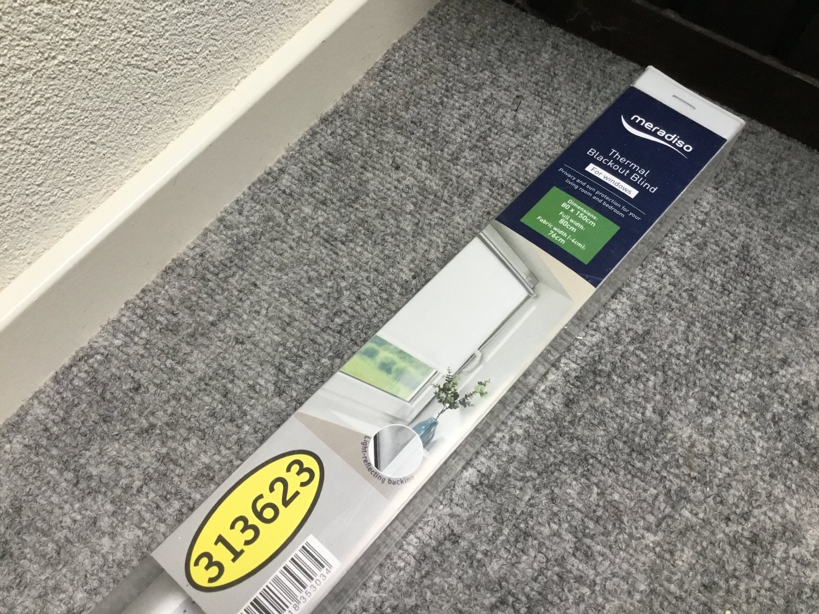Nieuw Meradiso Thermal Blackout Rolgordijn 90x150cm Wit, Ophalen, Nieuw, Wit