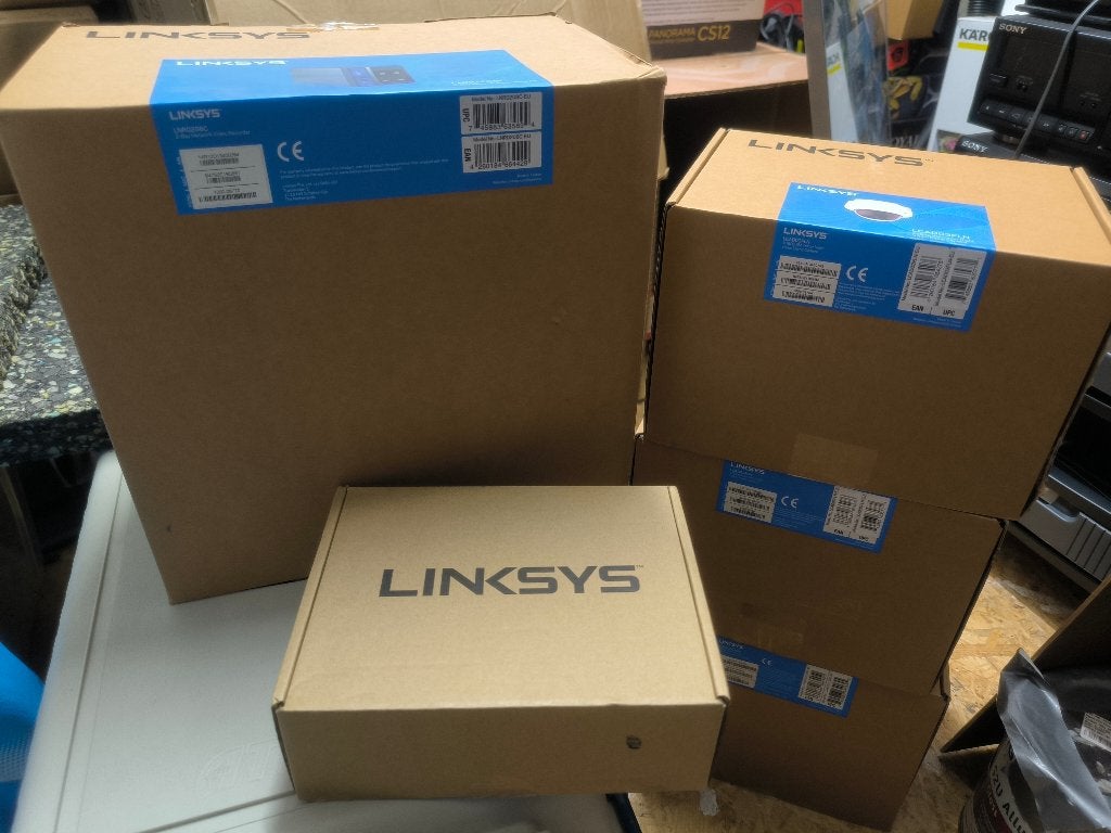 Nieuwe Linksys Cameraset +NVR +3x PoE camera +PoE injector, Ophalen, Nieuw