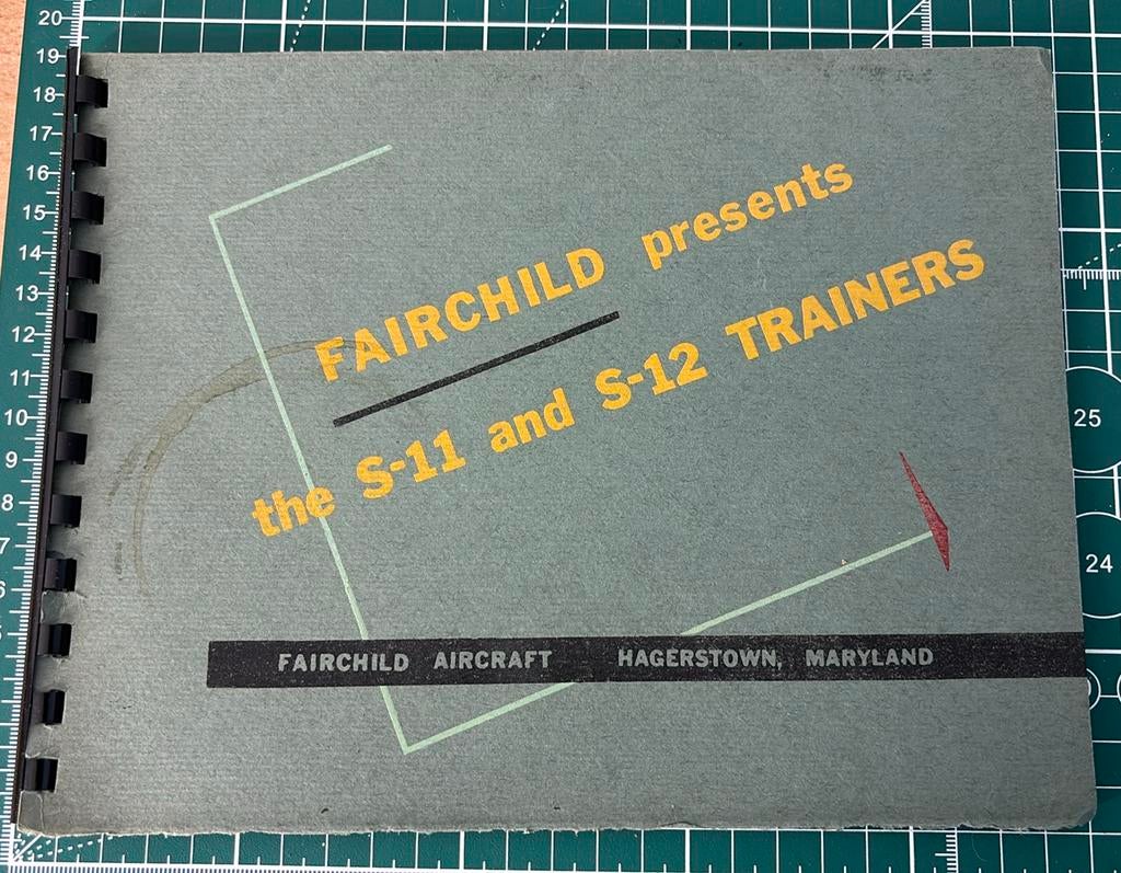 Fairchild (Fokker) S-11 en S-12 boekje, Ophalen of Verzenden, Gebruikt, Boek of Tijdschrift