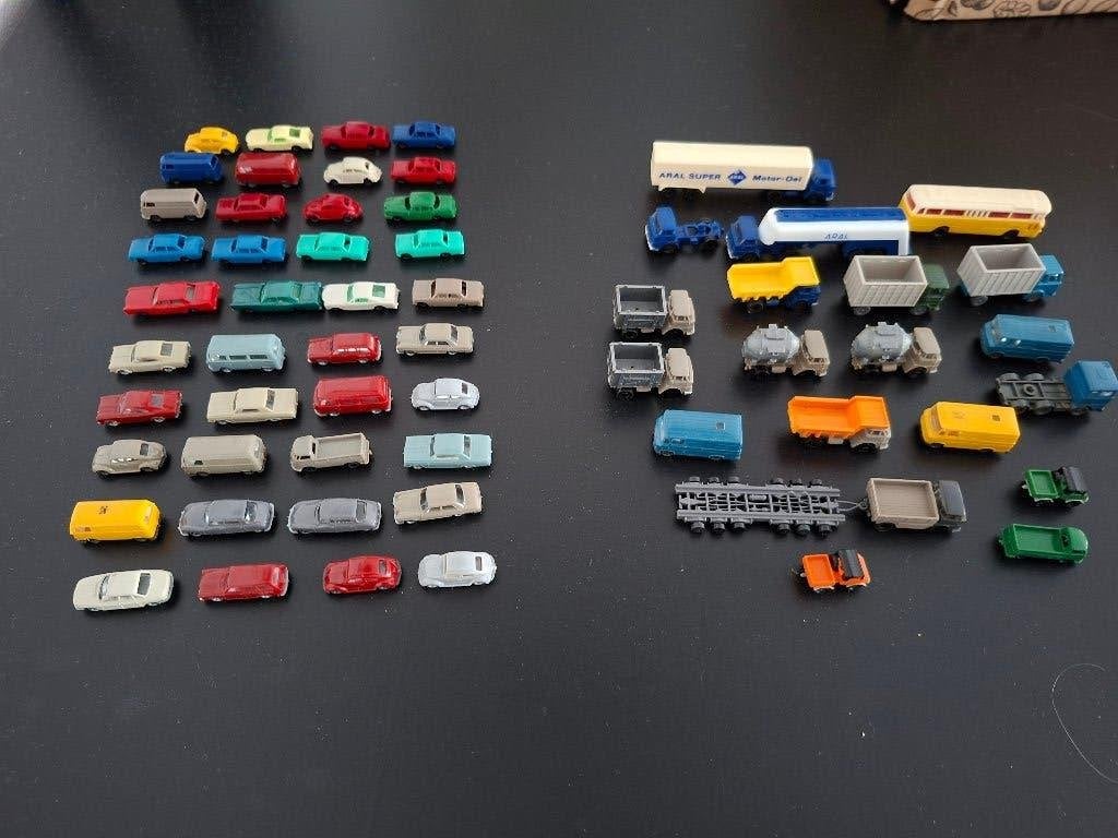 Wiking Auto's N Spoor jaren 60-70, Overige merken, Gelijkstroom of Wisselstroom, Overige typen, Ophalen of Verzenden