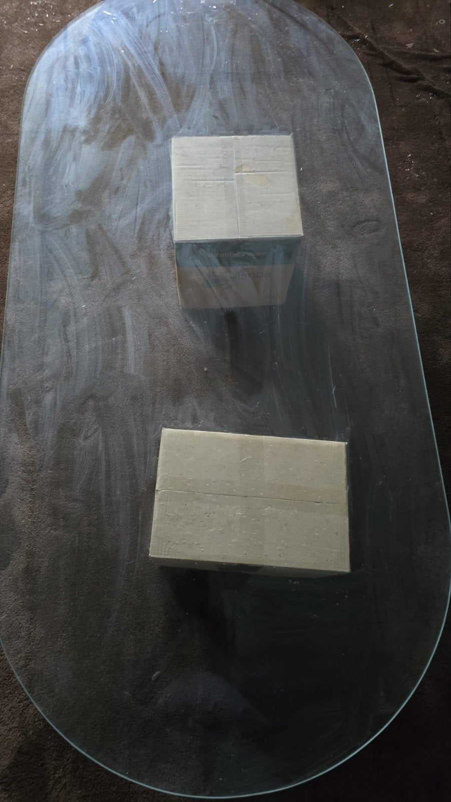 * Gratis * Zware Glasplaat, Huis en Inrichting, Ophalen, Rechthoekig, Glas, 50 tot 100 cm