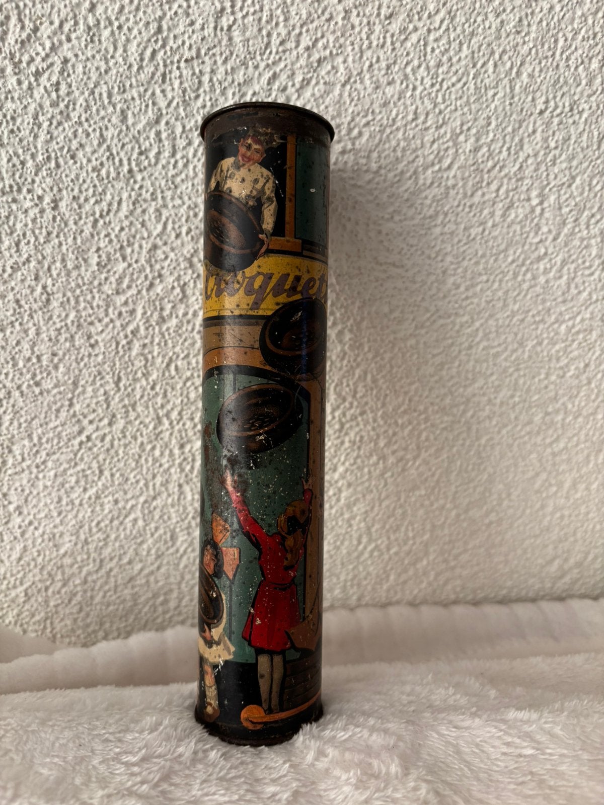 Oude chocolade blikje, Verzamelen, Ophalen of Verzenden, Gebruikt, Overige