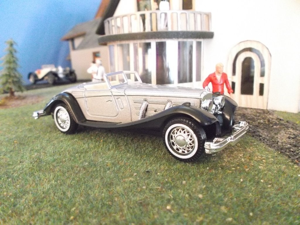 Mercedes Benz 540 K - Guisval zilver / zwart NU voor € 3,75, Hobby en Vrije tijd, Ophalen of Verzenden, Nieuw, Auto, Overige merken