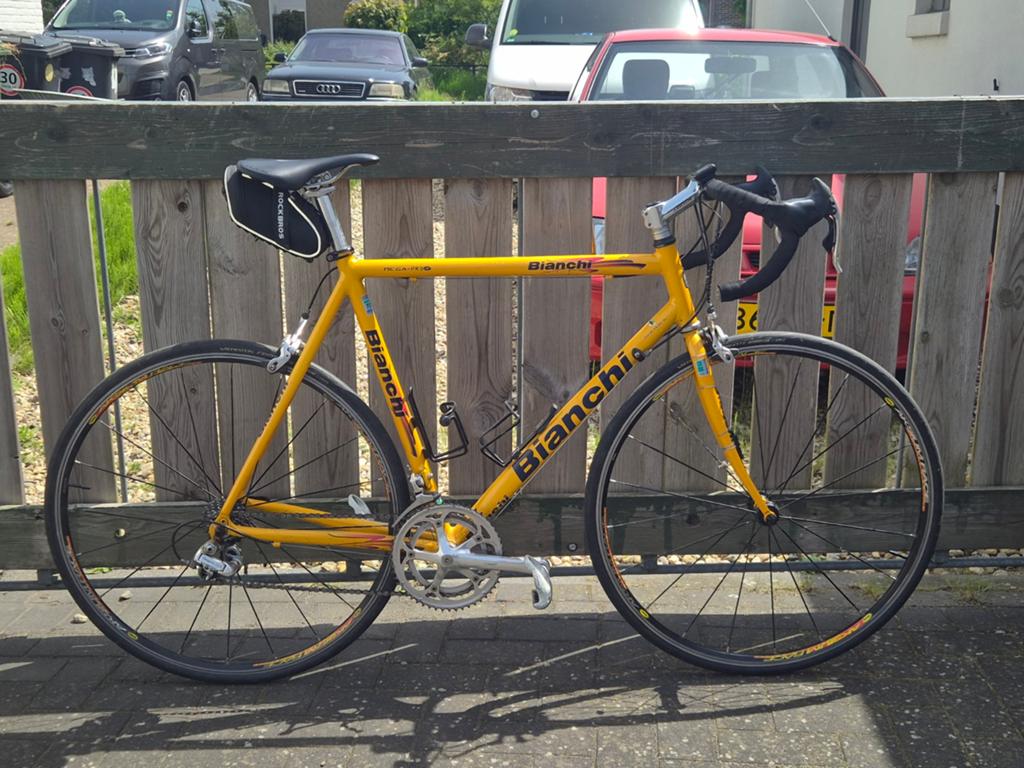 Bianchi Mega Pro 7005 Aluminium Racefiets (M/L), Fietsen en Brommers, Fietsen | Racefietsen, Ophalen of Verzenden